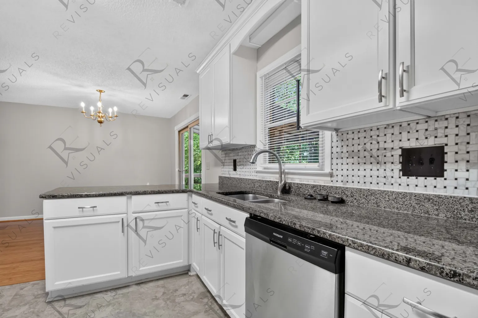 Modern white kitchen